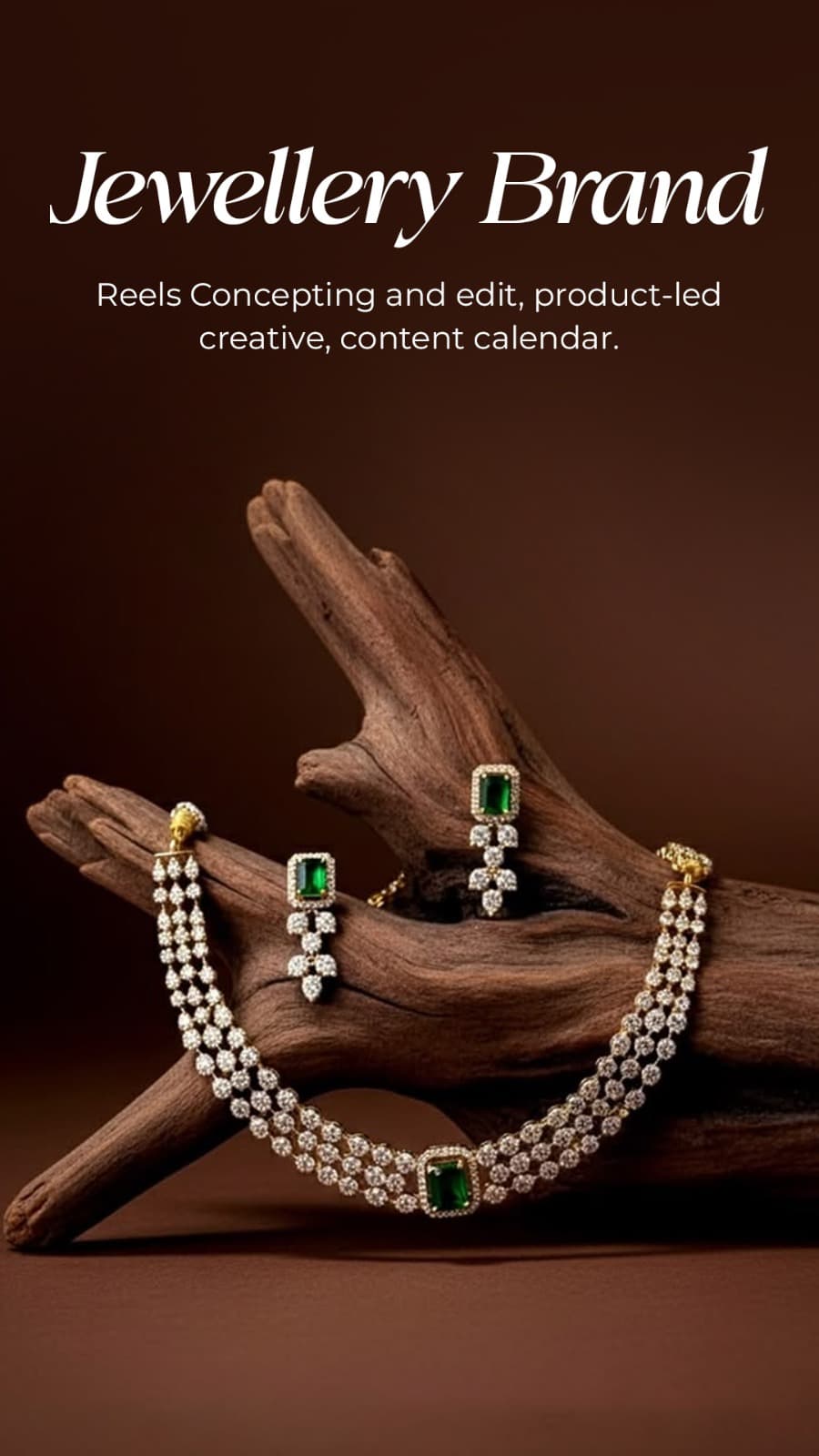 Jewellery brand campaign creative