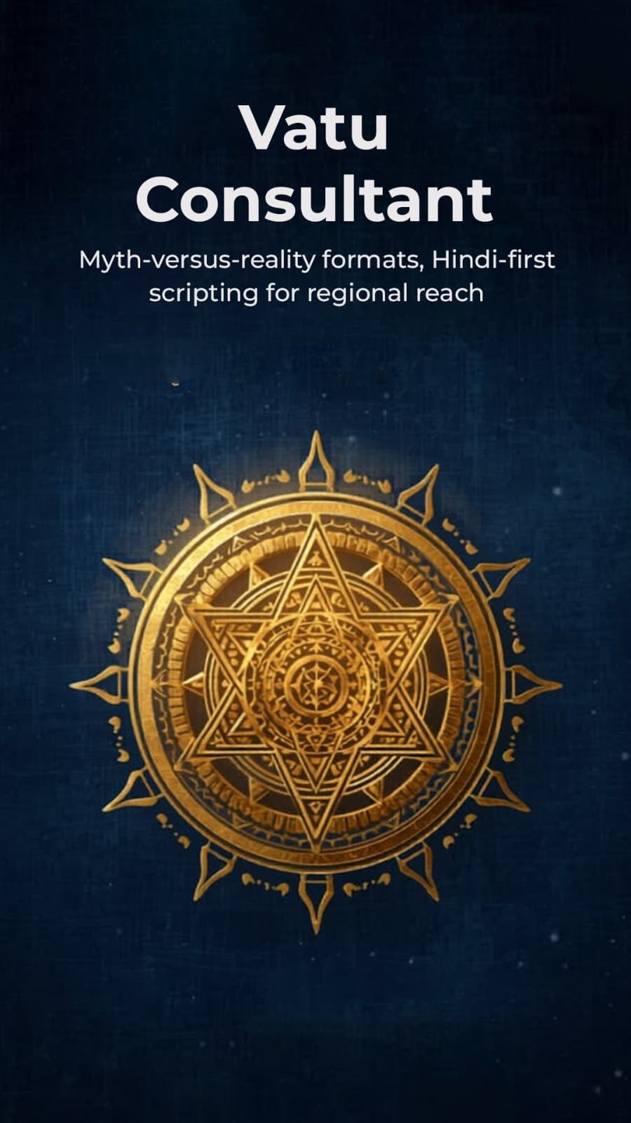 Vastu consultant campaign creative
